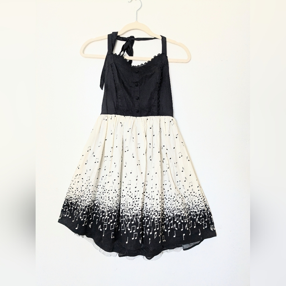 Hot Topic Music Dress, A Line Flared Mini Dress.